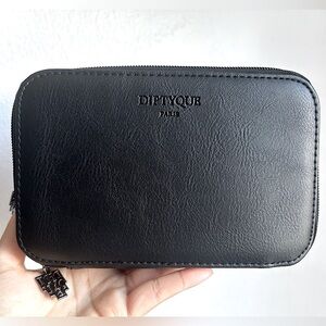 Diptyque Black Toiletry & Cosmetic Travel Bag